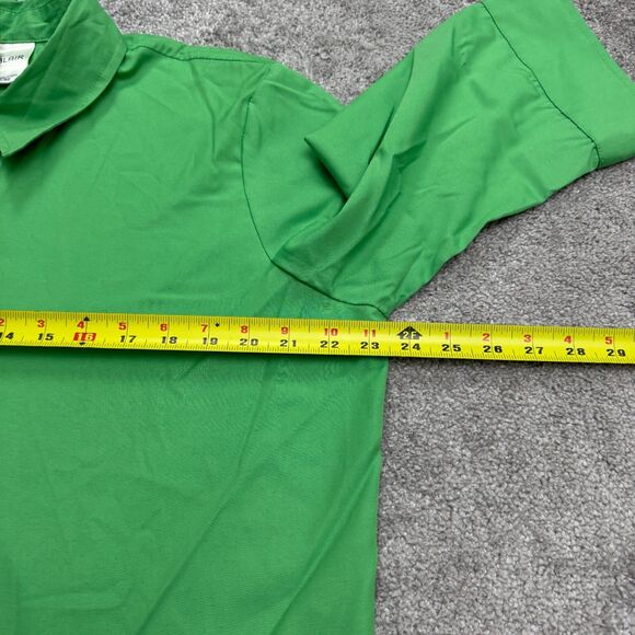 Blair Button Down Shirt Blouse Womens Large Green 3/4 Sleeve Classic Work Casual - Picture 8 of 11